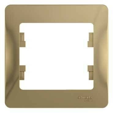 Рамка Glossa одноместная GSL000401 Титан