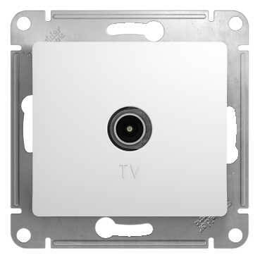 Розетка TV Glossa GSL000191 Белая