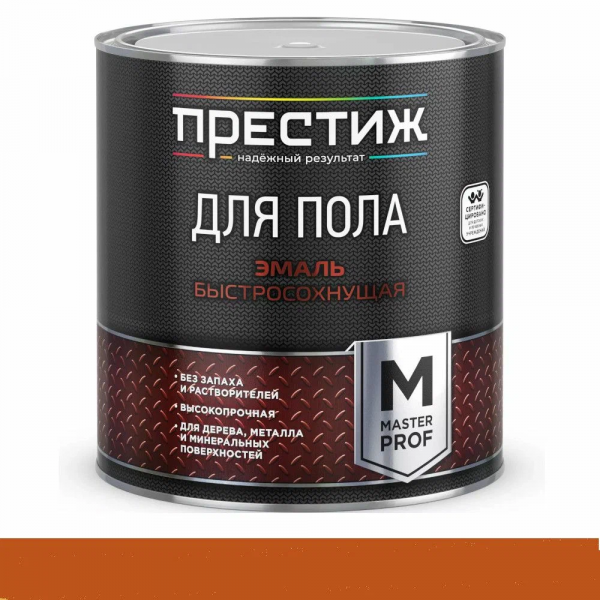Престиж акриловая бc для пола желто-коричневая 1,9 кг