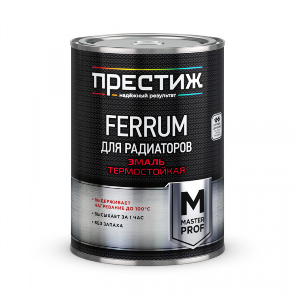 Эмаль для радиаторов Престиж Белая 0.9 кг