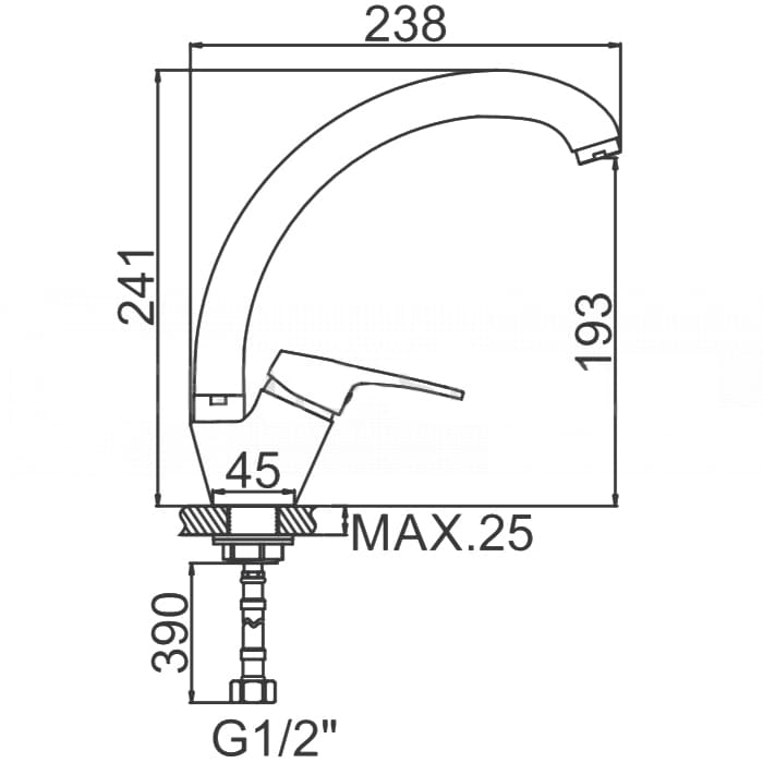 Смеситель для раковины Ledeme L5913F