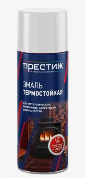 Эмаль термостойкая Белая Престиж 425мл