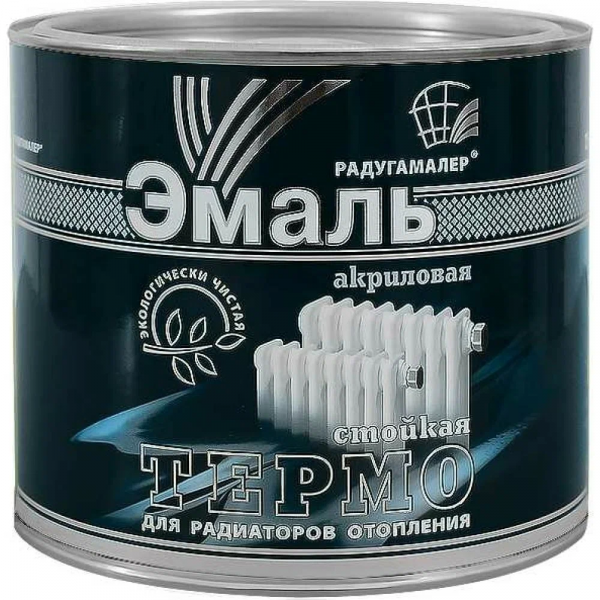 Радуга эмаль акриловая для радиаторов Белая 1.9 кг 18671